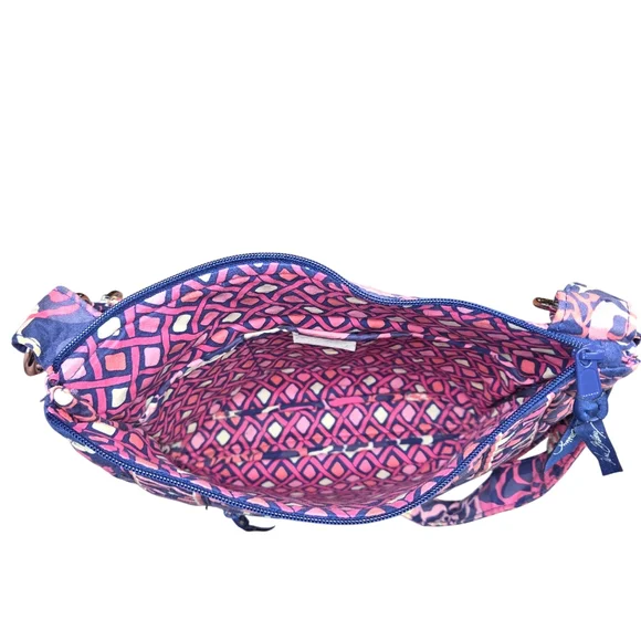 Vera Bradley Pink and Purple Women's Crossbody Bag - Picture 7 of 8
